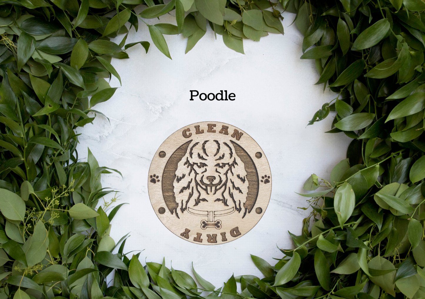 Handmade Fun Top Breed Dishwasher Magnets – Double-Duty Indicating Clean/Dirty Dishes for Dog Lovers & Pet Owners