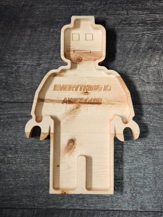 Lego Man Inspired Catchall Tray